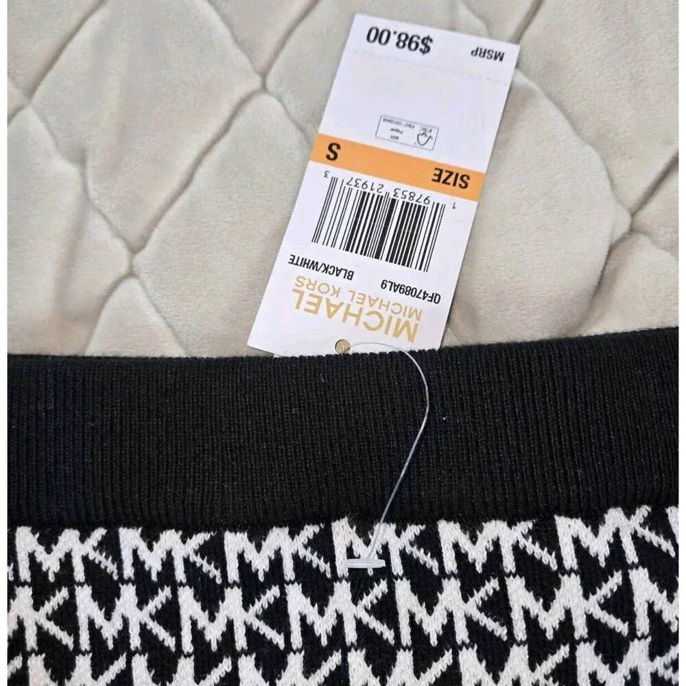 Michael Kors Women's Logo Jacquard Pencil Skirt